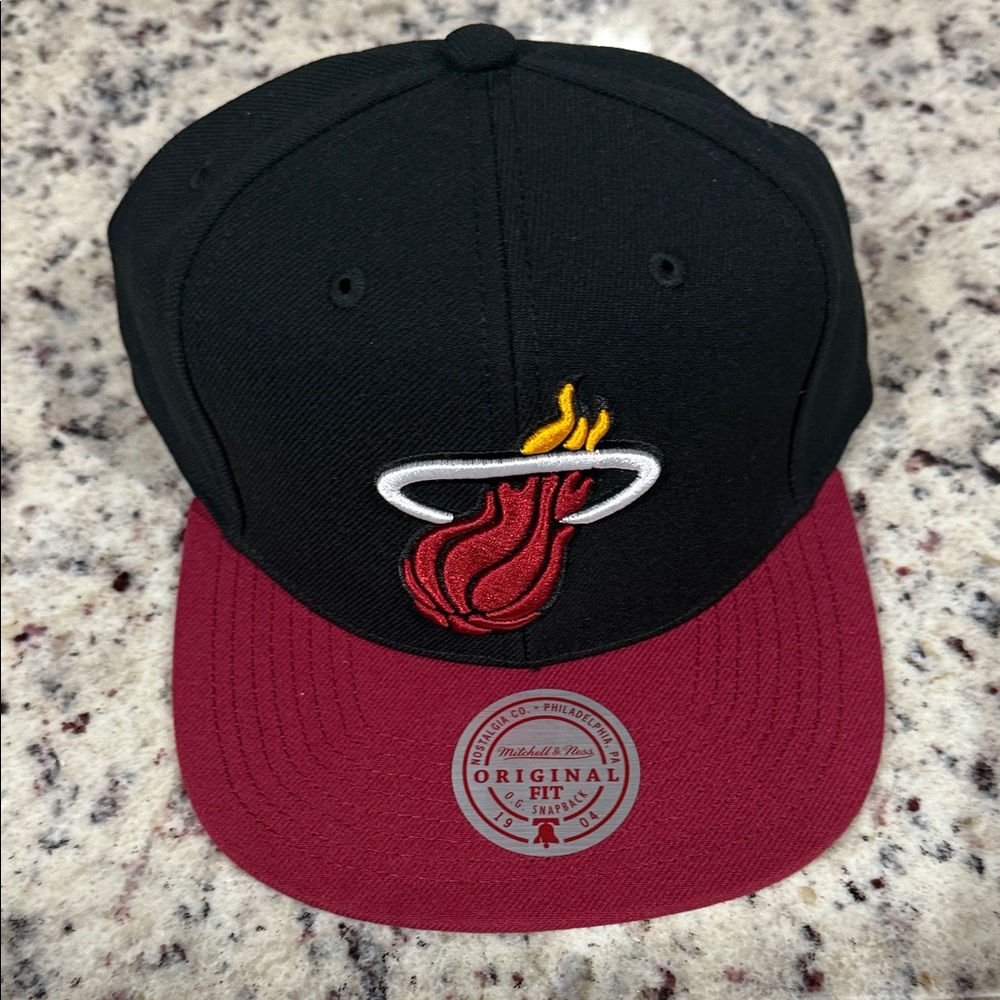 Miami Heat - Black and Red Cap